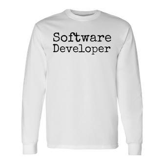 Software Developer 長袖Tシャツ - Kawaiitshirt