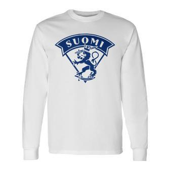 Suomi Finnland フィンランド 旅行ギフト お土産 長袖Tシャツ - Kawaiitshirt