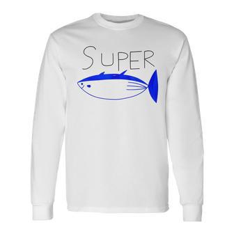 Super Tuna Tuna Fish 長袖Tシャツ - Kawaiitshirt