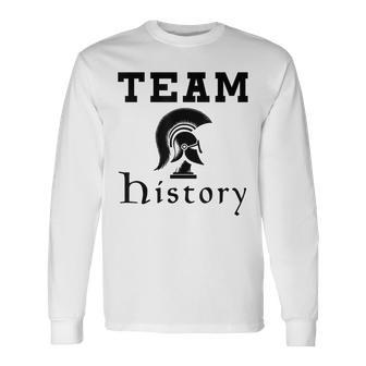Team History Profesor De Historia Camiseta de manga larga - Regaloses