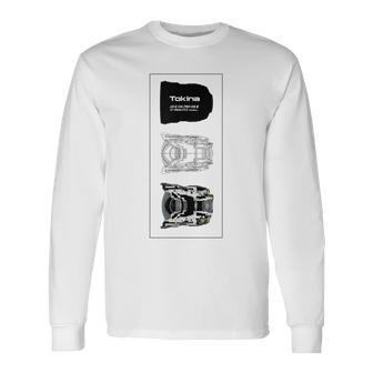 Tokina At-X116 Pro Dx Ii 断面図【前面デザイン】 長袖Tシャツ - Kawaiitshirt