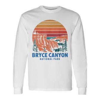 Vintage Hiking Bryce Canyon Bryce Canyon National Park Long Sleeve T-Shirt - Thegiftio UK