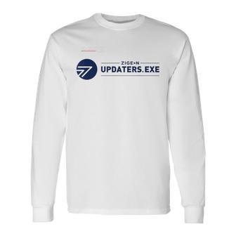 Zigexn UpdatersExe_23_中元聡師 長袖Tシャツ - Kawaiitshirt