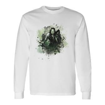 アラゴルン 北のレンジャー ファンタジー戦士の森 Papl3459 長袖Tシャツ - Kawaiitshirt