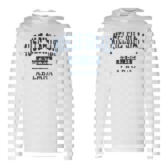 アラバマ州マッスルショールズアラバマ州ヴィンテージスポーツエスタブリッシュドネイビーデス 長袖Tシャツ - Kawaiitshirt