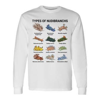 ウミウシ種 科学 海洋生物学 古生物学 長袖Tシャツ - Kawaiitshirt
