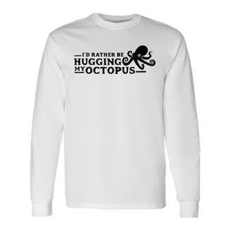 オクトパスシャツ 長袖Tシャツ - Kawaiitshirt