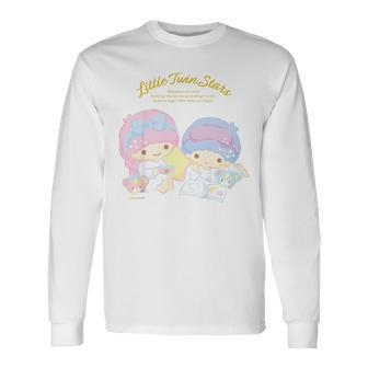 キッズ リトルツインスターズ ハピネスマイルーム 長袖Tシャツ - Kawaiitshirt