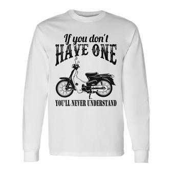 スーパーカブ お持ちでなければ理解できません。 長袖Tシャツ - Kawaiitshirt