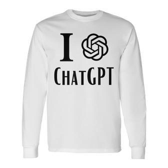 チャット Gpt が大好きです 長袖Tシャツ - Kawaiitshirt