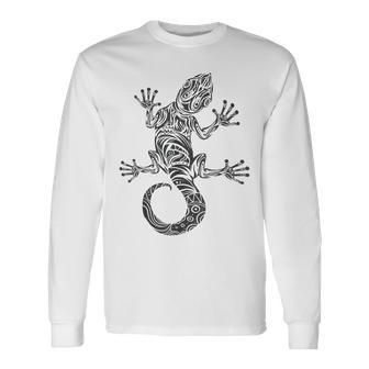 ニュージーランドの部族マオリタトゥーシンボル 長袖Tシャツ - Kawaiitshirt