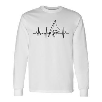 フィッシングハートライン 長袖Tシャツ - Kawaiitshirt