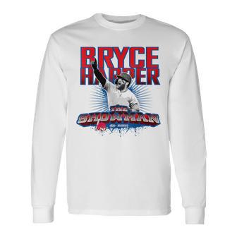 ブライス・ハーパー フィラデルフィア 野球 スケット Mlb選手 1個 長袖Tシャツ - Kawaiitshirt