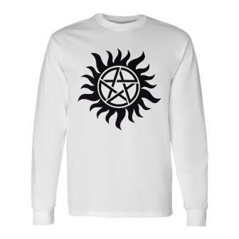ペンタグラム スーパーナチュラル 長袖Tシャツ - Kawaiitshirt