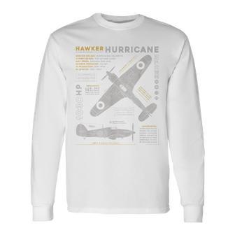 ホーカーハリケーン 長袖Tシャツ - Kawaiitshirt