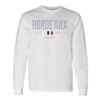 ボルドー フランス フィールドボルドー フランス 長袖Tシャツ - Kawaiitshirt