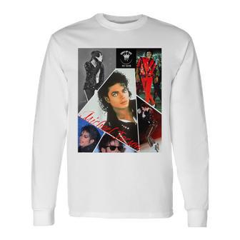 マイケルジャクソン 021 バックプリント 長袖Tシャツ - Kawaiitshirt