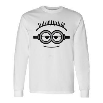 ミニオンズ Jorge Big Face Costume Graphic 長袖Tシャツ - Kawaiitshirt