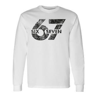 ミーム-67 シックスセブン 長袖Tシャツ - Kawaiitshirt