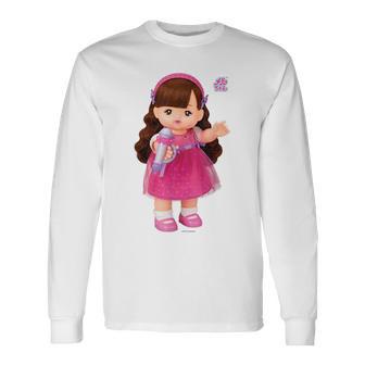 メルちゃんのおともだち うたちゃん Bigプリント 長袖Tシャツ - Kawaiitshirt
