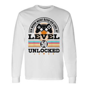 レベル50 I Will Not Older I Level Up 50Th Birthday 長袖Tシャツ - Kawaiitshirt