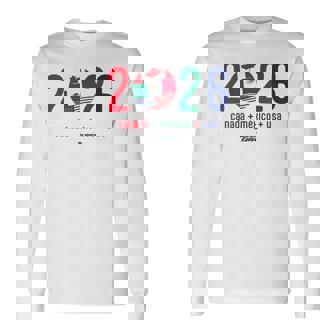 ワールドカップ2026開催国サッカーデザイン 長袖Tシャツ - Kawaiitshirt