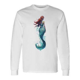 人魚の秘密 長袖Tシャツ - Kawaiitshirt