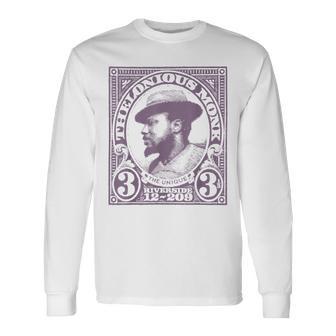 公式セロニアス・モンク・ジャズ・アイコン・グッズ The Unique 長袖Tシャツ - Kawaiitshirt