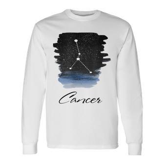 星座 星座 パターン かに座 ホロスコー 長袖Tシャツ - Kawaiitshirt