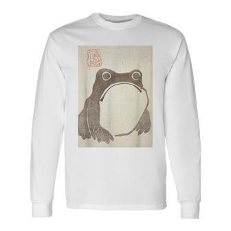 松本邦司によるメイカガフのカエル 長袖Tシャツ - Kawaiitshirt