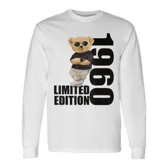限定版 1960年 ベア・ベア 誕生日 1960年 ヴィンテージ 1960年 長袖Tシャツ - Kawaiitshirt