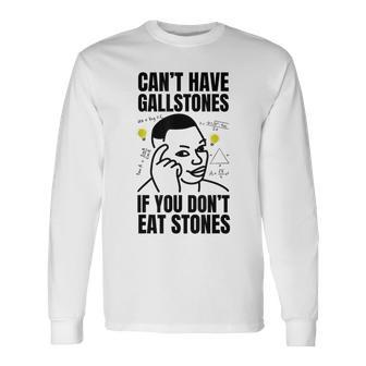面白い胆石除去手術と胆石 長袖Tシャツ - Kawaiitshirt