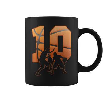 10 Jahre Alt 10 Basketball Geburtstag Partythema Jungen Mädchen Tassen - Seseable