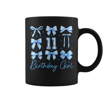 11 Year Old 11Th Birthday Girl Coquette Bow Floral Toile Coffee Mug - Thegiftio UK