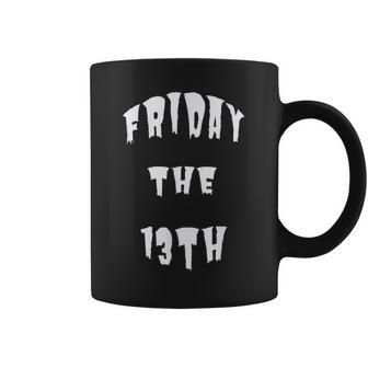 13日の金曜日 不気味なシャツ コーヒーマグ - Kawaiitshirt
