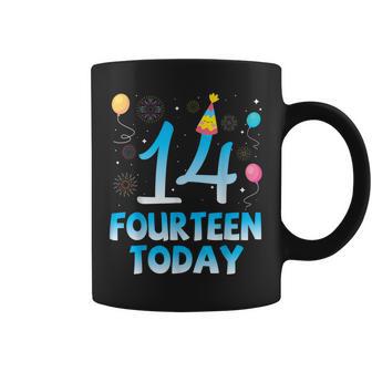 14歳今日私にお誕生日おめでとう彼彼女の息子娘 コーヒーマグ - Kawaiitshirt