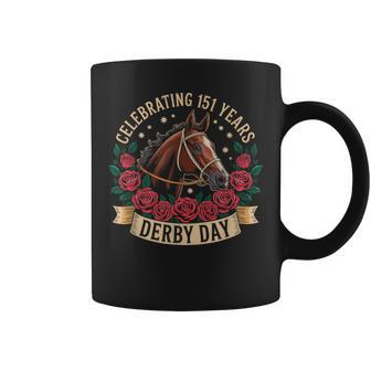 151年を祝うダービーヴィンテージ馬の日 コーヒーマグ - Kawaiitshirt