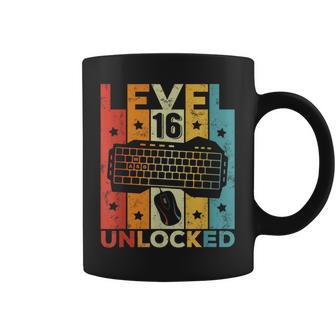 16 Cumpleaños Niño Niña 16 Años Gaming Teclado Gamer Taza de café - Regaloses
