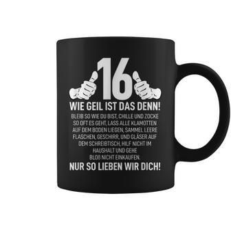 16 Jahre Wie Geil Ist Das Denn Junge Mädchen 16 Geburtstag Tassen - Seseable