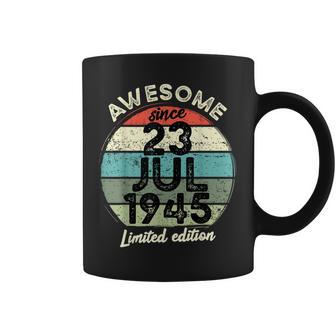 1945年7月23日 80歳の誕生日 80歳 2025年 誕生日 コーヒーマグ - Kawaiitshirt