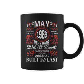 1969年5月 誕生日 ヴィンテージ ラベル デコレーション レトロ 誕生日 コーヒーマグ - Kawaiitshirt