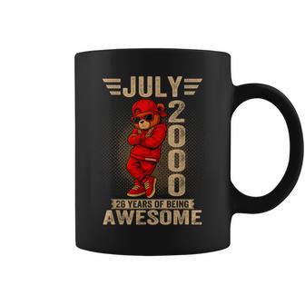 2000年7月26日誕生日メンズレディース素晴らしいテディベア。 コーヒーマグ - Kawaiitshirt