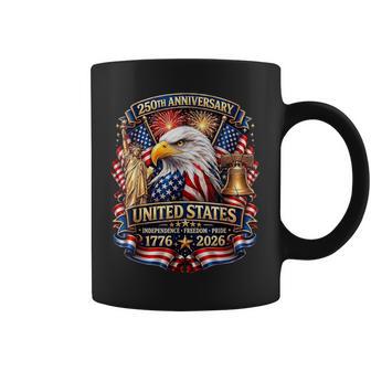 250 Anniversary Usa Patriotic Flag 250Th 4Th Of July Coffee Mug - Monsterry