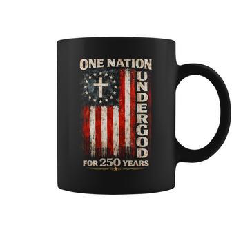 250 Year Usa American Flag Christian Anniversary 4Th Of July Coffee Mug - Monsterry