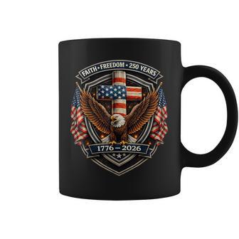250 Years 1776–2026 Patriotic Eagle American Independence Coffee Mug - Thegiftio UK