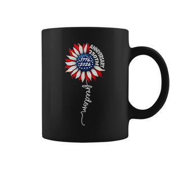 250Th Anniversary Usa Freedom Sunflower 250 Years American Coffee Mug - Thegiftio UK