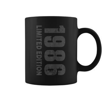 37 Cumpleaños En Gris Y Gris Edición Limitada 1986 Taza de café - Regaloses