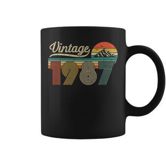 39 Años Cumpleaños Hombre Hecho En 1987Intage Regalo Taza de café - Regaloses