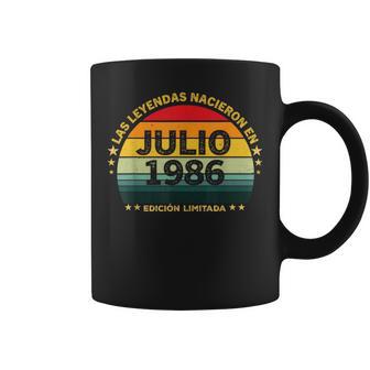 40 Años Cumpleañosintage Nacido En Julio De 1986 Taza de café - Regaloses