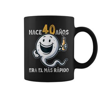 40 Cumpleaños Hombre 40 Años 1984 Decoración Divertido In Mangas Taza de café - Regaloses